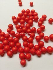 Пінопластові кульки для слайма великі червоні, 7-9 мм