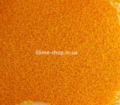 Пенопластовые шарики для слайма маленькие «Золотой песок», 2-4 мм