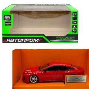 Машинка металлическая "АВТОПРОМ 1:35 Audi RS 7 Sportback"