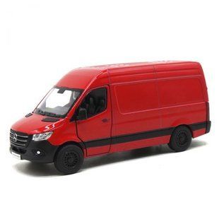 Микроавтобус KINSMART "Mercedes Benz sprinter", красный