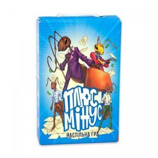 Настольная карточная игра "Плюс-минус" (укр)