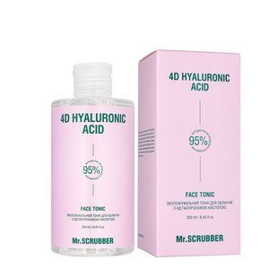 Тоник для лица увлажняющий Mr. Scrubber 4D Hyaluronic Acid с 4Д гиалуроновой кислотой 250 мл