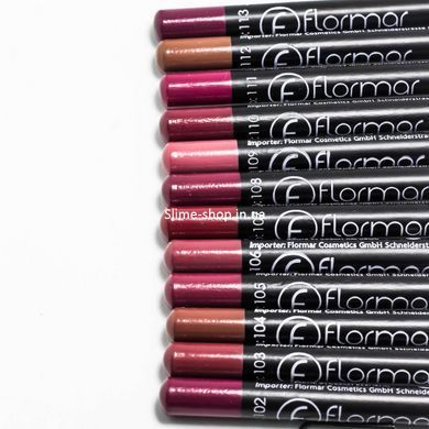 Набір олівців для губ Flormar Waterproof Lip Liner (12 штук)