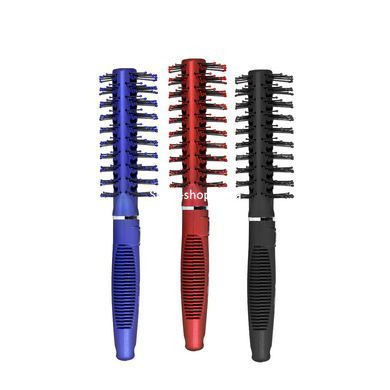 Щітка для волосся двостороння продувна Salon Professional 9541 SL, Синя