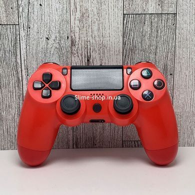 Джойстик DOUBLESHOCK для PS 4, бездротовий ігровий геймпад PS4/PC акумуляторний джойстик. LV-441 Колір: червоний