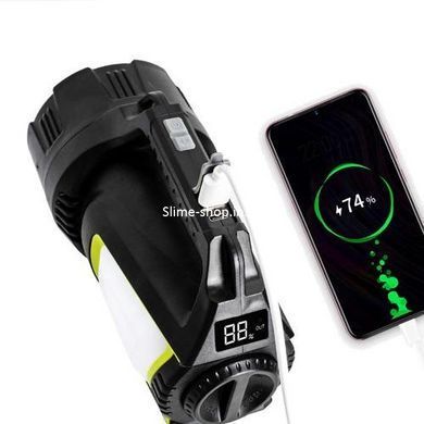 Кемпинговый фонарь c power bank T100A-10W+2COB, Переносной свет для кемпинга с OV-165 LED лампой