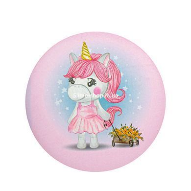 Зеркало косметическое карманное Cosmetic Mirror Единорог