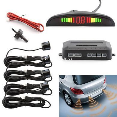 Парковочная система на 4 датчика парковки парктроник Assistant GS-211 Parking Sensor
