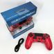 Джойстик DOUBLESHOCK для PS 4, бездротовий ігровий геймпад PS4/PC акумуляторний джойстик. LV-441 Колір: червоний