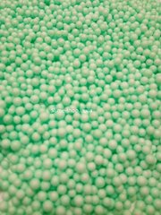 Пінопластові кульки для слайма маленькі бірюзові, 2-4 мм
