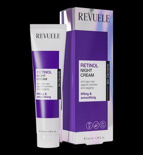 Ночной увлажняющий крем для лица Revuele Retinol, 40 мл