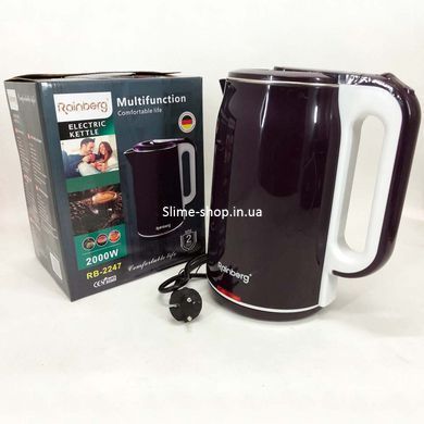Чайник электрический Rainberg RB-2247 2000Вт 2л. YH-762 Цвет: баклажан