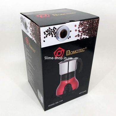 Машинка для помелу кава маленька Domotec MS-1108 600 мл 250 Вт, TM-639 Багатофункціональна кавомолка