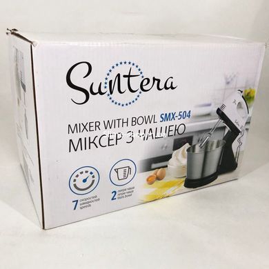 Хороший міксер кухонний міксер Suntera SMX-504 300 Вт, Бюджетний тістоміс XA-495 для дому