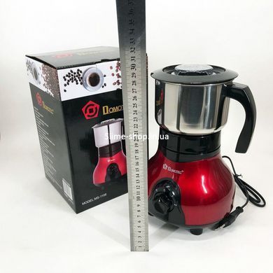 Машинка для помелу кава маленька Domotec MS-1108 600 мл 250 Вт, TM-639 Багатофункціональна кавомолка