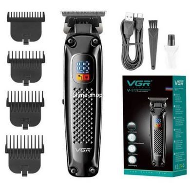 Машинка для точної стрижки бороди та волосся VGR V-972, Машинка для стрижки VH-532 волосся бездротова