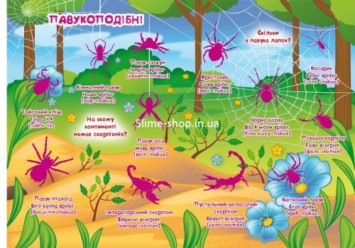 Велика книга "Розвиваючі наклейки. Розумні завдання. Комахи і павукоподібні" (укр)