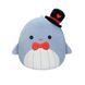 Мягкая игрушка Squishmallows &ndash; Синий кит Самир (13 cm)
