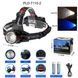 Фонарь налобный с внешним аккумулятором PLD-T115-2PM10-TG (white+blue), YX-954 Фонарик налобник