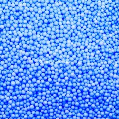 Пенопластовые шарики для слайма маленькие синие, 2-4 мм