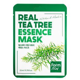 Тканевая маска для лица FarmStay Real Tea Tree с экстрактом чайного дерева 23 мл
