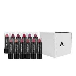 Упаковка помад для губ Parisa Cosmetics L06 12 штук, A Нюдовый