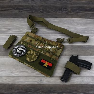 Мужская тактическая сумка барсетка через плечо, Мужская небольшая сумка мессенджер LB-198 для военных