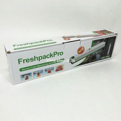 Побутовий вакуумний пакувальник Freshpack Pro зелений, Вакууматор побутовий вакуумний, HC-348 Вакууматор ручний