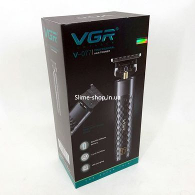 Триммер для усов VGR V-077, Беспроводная машинка для стрижки для дома, Стильная машинка OR-707 для стрижки