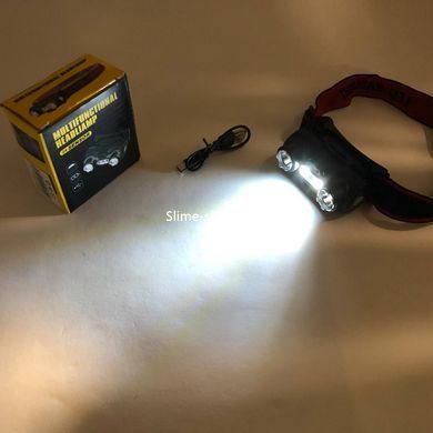 Фонарик на голову на батарейках 6532-3030+SMD(WHITE+RED), Налобный фонарь AG-419 для автомеханика
