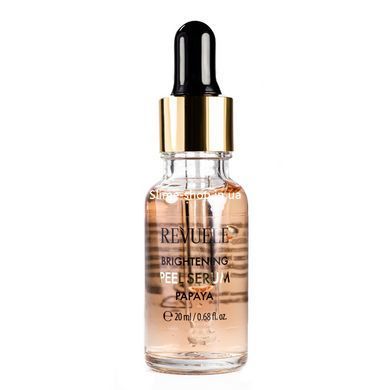 Сироватка для обличчя освітлююча Revuele Brightening Peel Serum з екстрактом папаї 20 мл