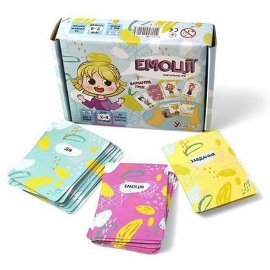 Развивающая настольная игра "Эмоции" (укр)