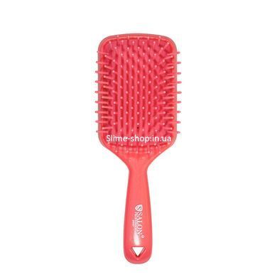 Щітка для волосся масажна із силіконовими зубцями Salon Professional 6W067