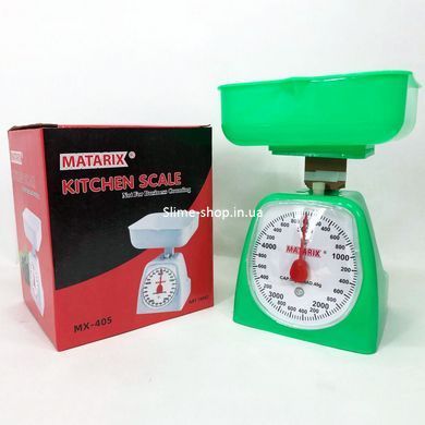 Компактні та зручні ваги для кухні MATARIX MX-405 5 кг зелені, Прості QG-960 кухонні ваги