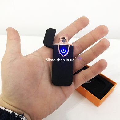 Экономичная зажигалка с USB зарядкой USB-711, Зажигалка в подарок, FD-904 Электрозажигалка военная