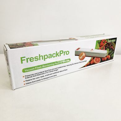 Побутовий вакуумний пакувальник Freshpack Pro зелений, Вакууматор побутовий вакуумний, HC-348 Вакууматор ручний