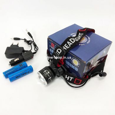Налобный фонарь для туризма рыбалки и охоты X-Balog BL-T09B-P90, Мощный налобный фонарь KU-389 для рыбалки