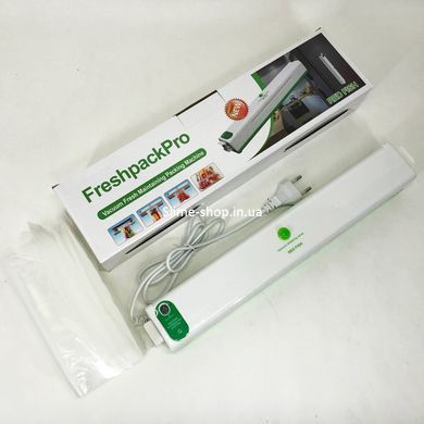 Побутовий вакуумний пакувальник Freshpack Pro зелений, Вакууматор побутовий вакуумний, HC-348 Вакууматор ручний