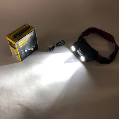 Фонарик на голову на батарейках 6532-3030+SMD(WHITE+RED), Налобный фонарь AG-419 для автомеханика