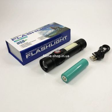 Фонарь тактический портативный BL-502 T6+COB, Мощный юсб фонарь, Фонарик светодиодный XB-455 для туриста