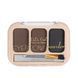 Тіні для брів 3 кольори DoDo Girl Eyebrow Powder ВР003, (набір 3 шт в асортименті)