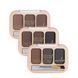 Тіні для брів 3 кольори DoDo Girl Eyebrow Powder ВР003, (набір 3 шт в асортименті)