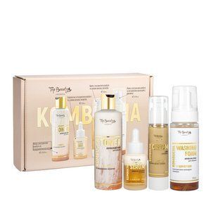 Подарочный набор уходовой косметики для женщин Top Beauty Kombucha, 4 продукта