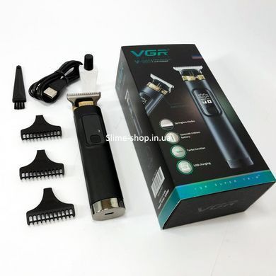 Профессиональная машинка для бритья головы VGR V-985, Универсальный аккумуляторный триммер EF-832 для бороды