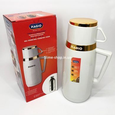 Термос для спортсменов Magio MG-1050W 1 л, Качественный семейный термос, Термокружка NZ-403 для школьников