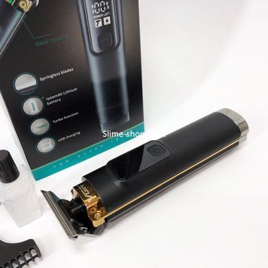 Профессиональная машинка для бритья головы VGR V-985, Универсальный аккумуляторный триммер EF-832 для бороды