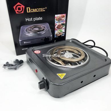 Плита кухонная переносная Domotec MS-5531 1000 Вт, Электрическая PQ-631 плитка одноконфорочная