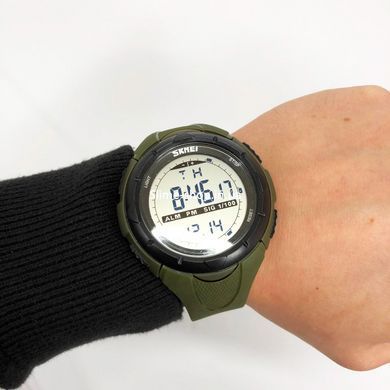 Армейские часы топ Skmei 1025AG Army Green, Мужские часы с официальной гарантией, Лучшие AB-278 военные часы