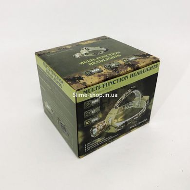 Налобна лампа 2130-T6 Military, Ліхтарик налобник, Налобний ліхтар на голову, Налобний LQ-383 яскравий ліхтар