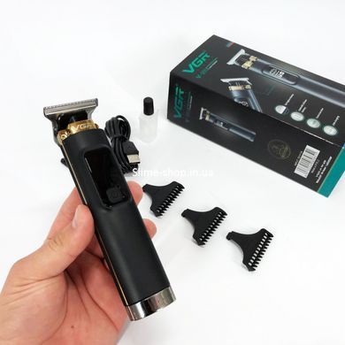 Профессиональная машинка для бритья головы VGR V-985, Универсальный аккумуляторный триммер EF-832 для бороды
